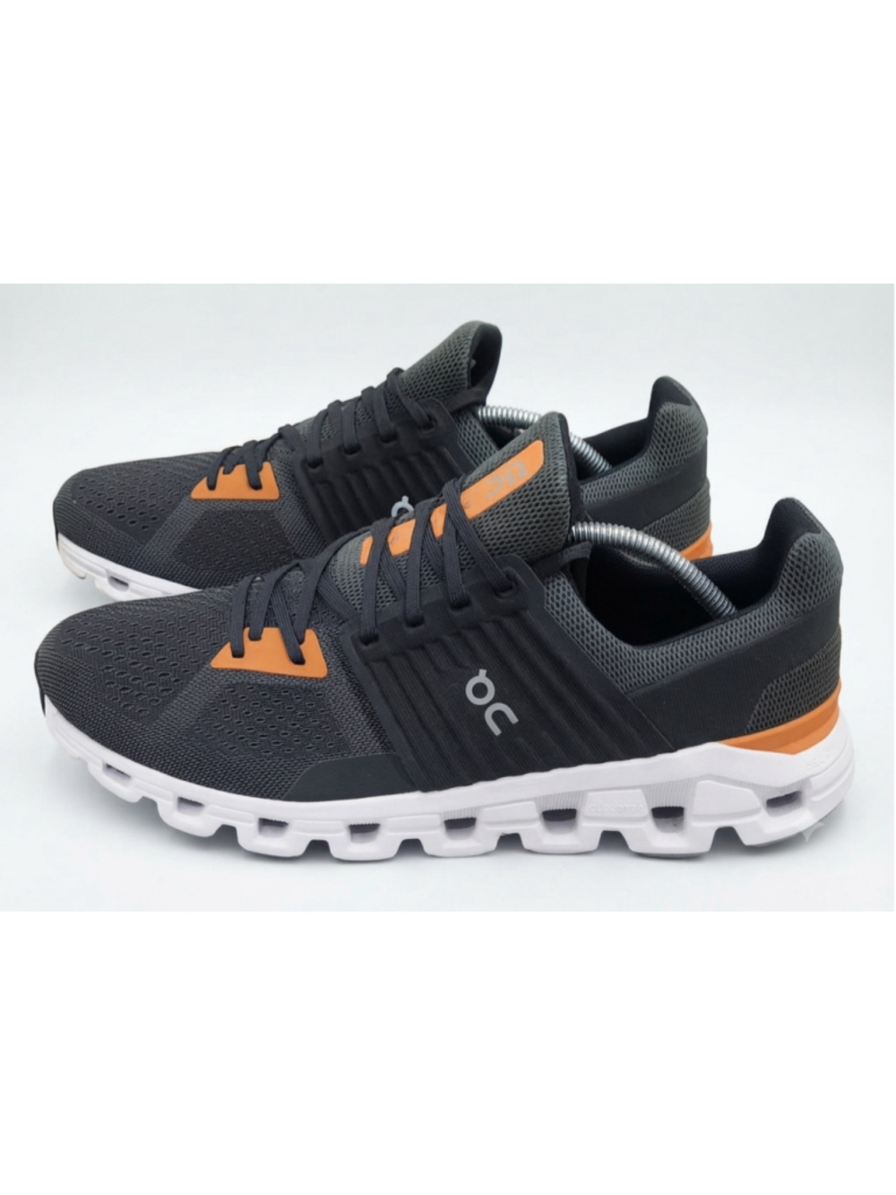On Mens Cloudswift Running Sneakers Rock Turmeric Size 12